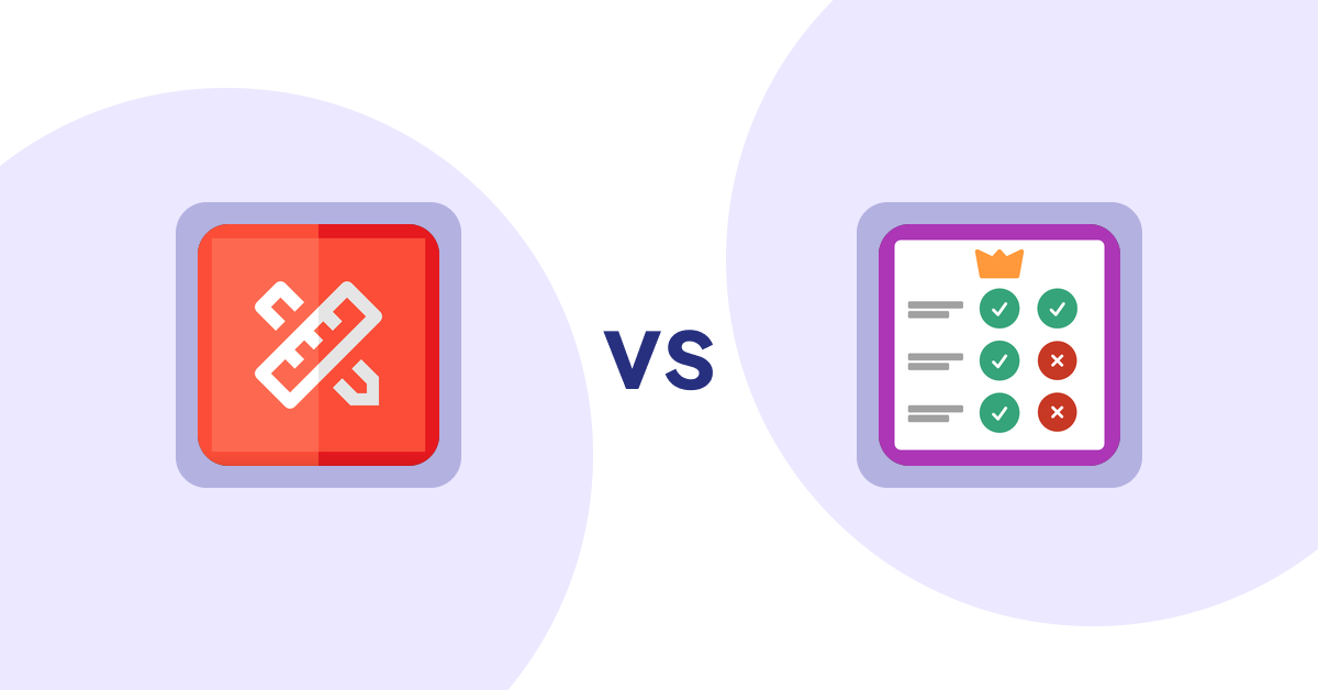 Shopify Product Display Apps: RT: Size Chart, Size Guide vs. Pretty Comparison Tables