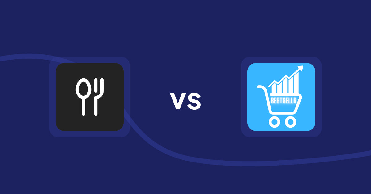 Shopify Product Display Apps: ServeUp ‑ Restaurant Menu vs. Bestsellr