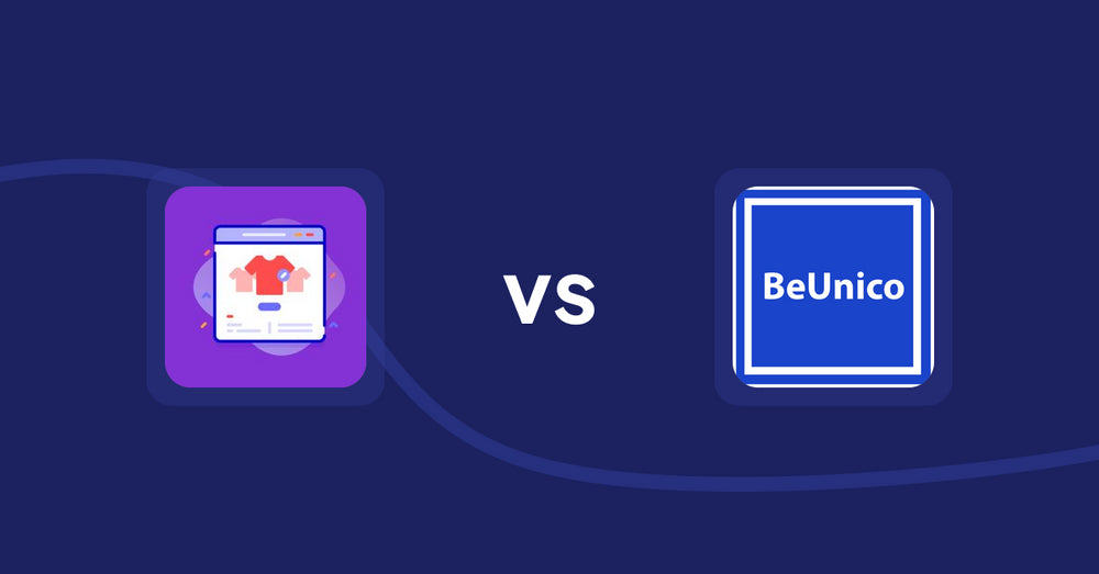 Shopify Product Display Apps: Variant Title Magic vs BeUnico