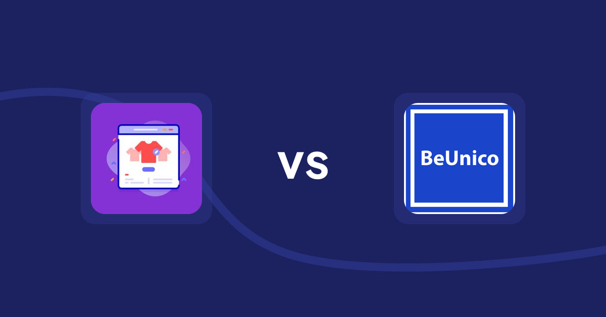 Shopify Product Display Apps: Variant Title Magic vs BeUnico