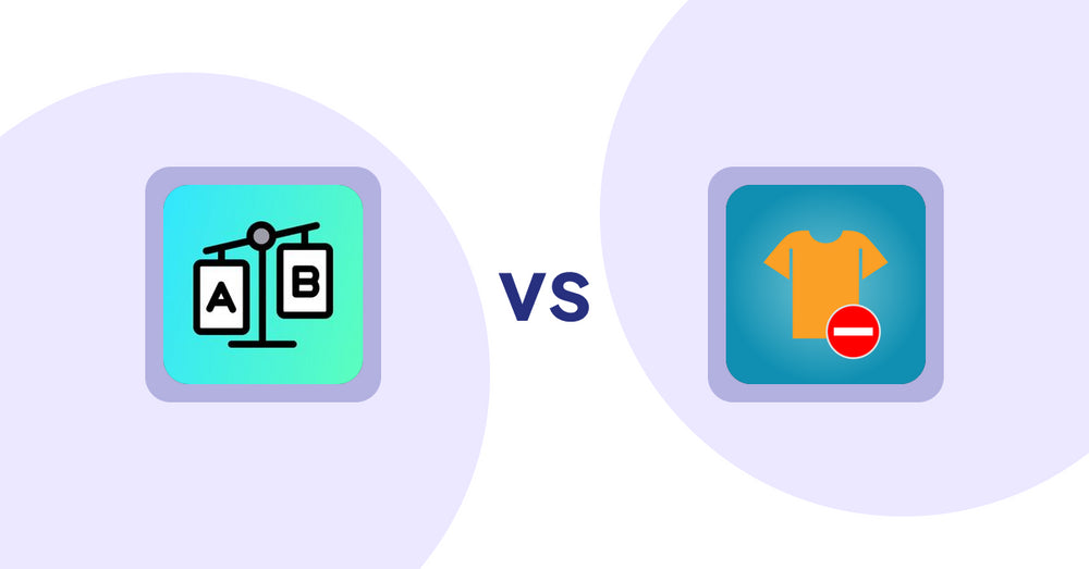 Shopify Product Display Apps: Spec & Compare vs Products Unavailable