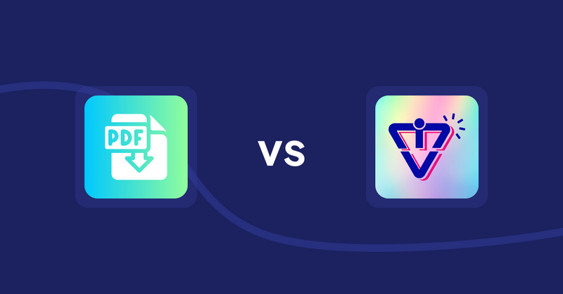Shopify Product Display Apps: Hukify ‑ PDF Catalog Printer vs VIM: Variant Image Module