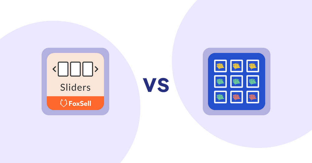 Shopify Product Display Apps: FoxSell Slider & Carousel vs Pixc: Visual Merchandising