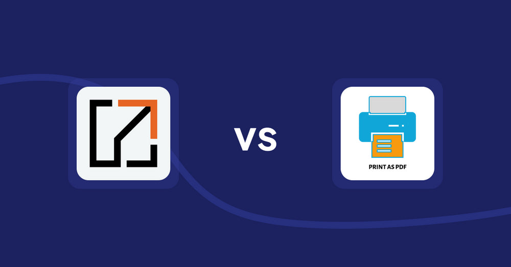 Shopify Product Display Apps: OT | Collection Sort & Manage vs LitPDP ‑ Print as PDF