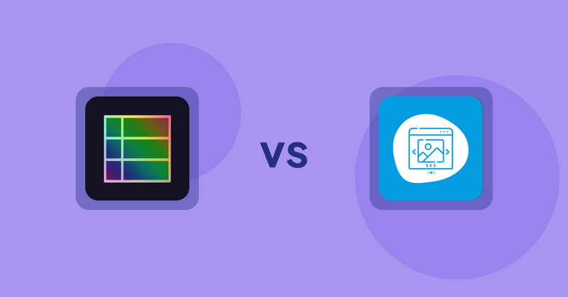 Shopify Product Display Apps: TableFlow Specification Table vs Quick Product Navigator Slide