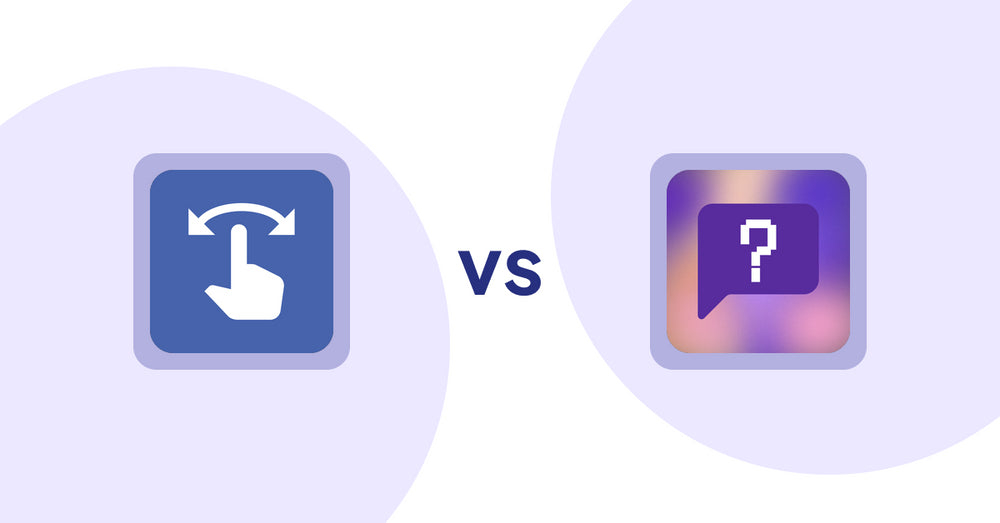 Shopify Product Display Apps: HypeSwipe: Swipes to Sales vs FAQbucket ‑ Help Center & FAQ