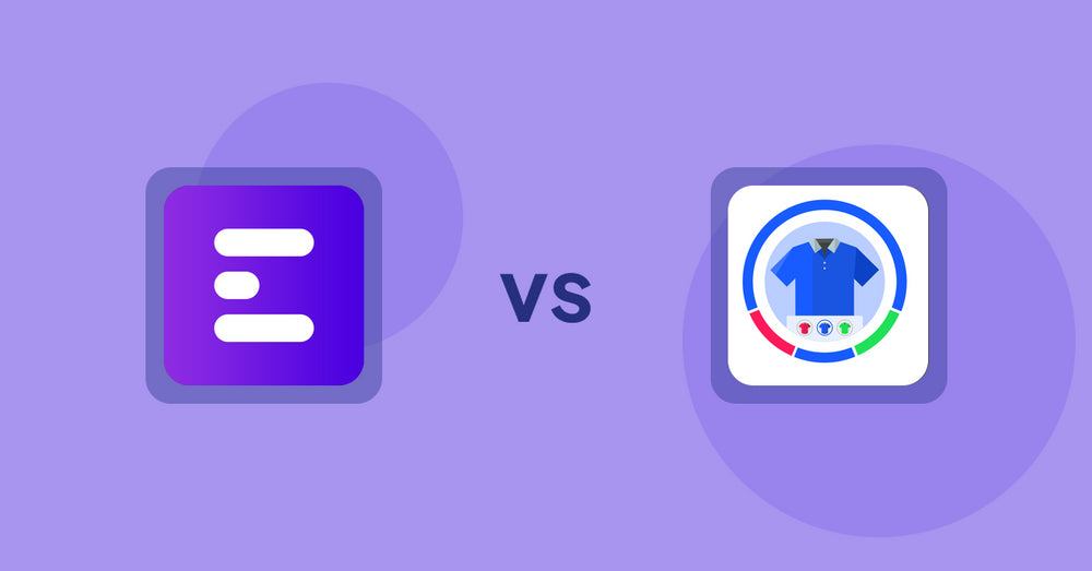 Shopify Product Display Apps: ANG Extra Menu vs EVS – Easy Variation Swatches