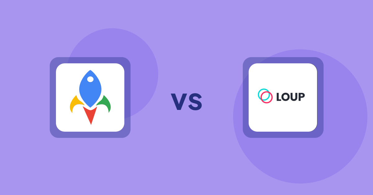 Shopify Product Display Apps: Jedi Back In Stock Admin Alert vs Loup: Sell on Instagram