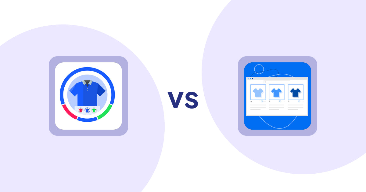 Shopify Product Display Apps: EVS ‑ Easy Variation Swatches vs Hura Product Showcase Builder