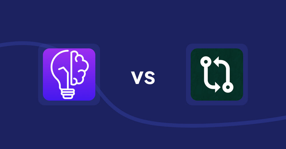 Shopify Product Display Apps: GoWise: AI Product Description vs. Compareder ‑ Product Compare