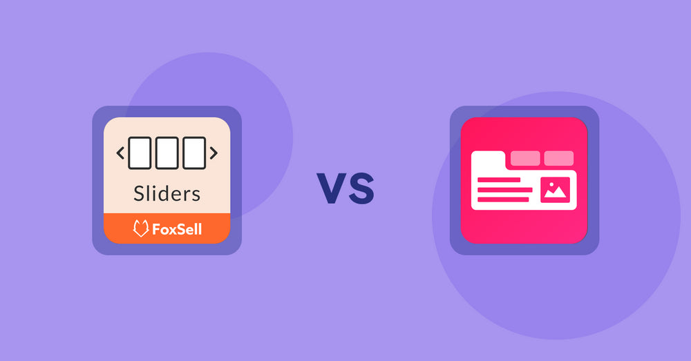 Shopify Product Display Apps: FoxSell Slider & Carousel vs Tabs+ Product Descriptions