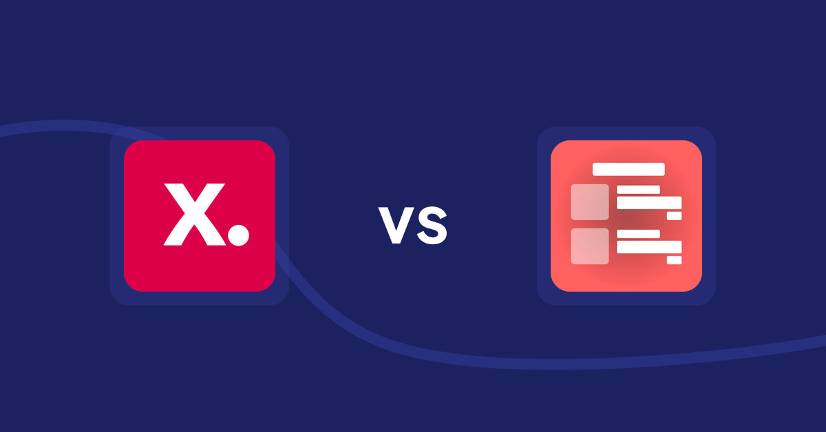 Shopify Product Display Apps: Category & Collection Sort |KX vs Menulog