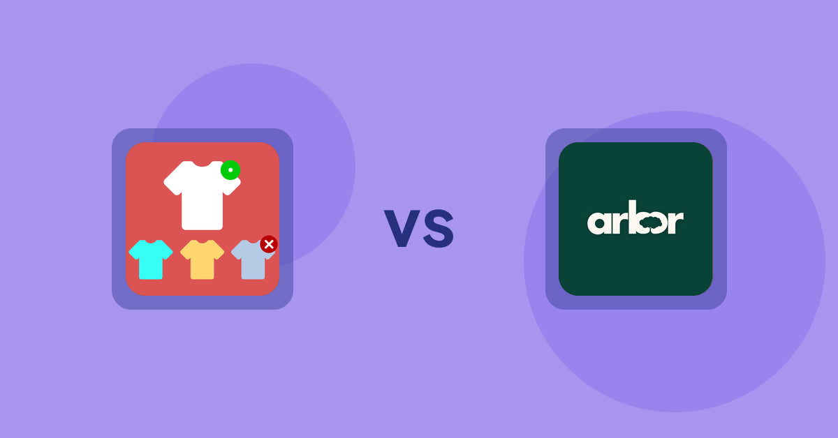 Shopify Product Display Apps: ST: Product & Collection Sort vs. Arbor ― Carbon Transparency