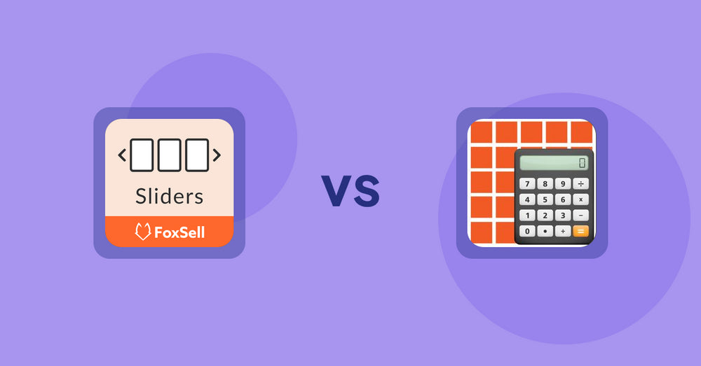 Shopify Product Display Apps: FoxSell Slider & Carousel vs DIY Quantity Calculator