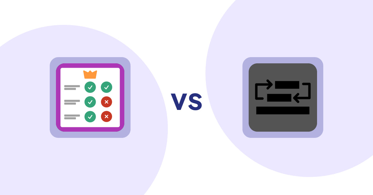 Shopify Product Display Apps: Pretty Comparison Tables vs Sortyfi Collection Merchandise