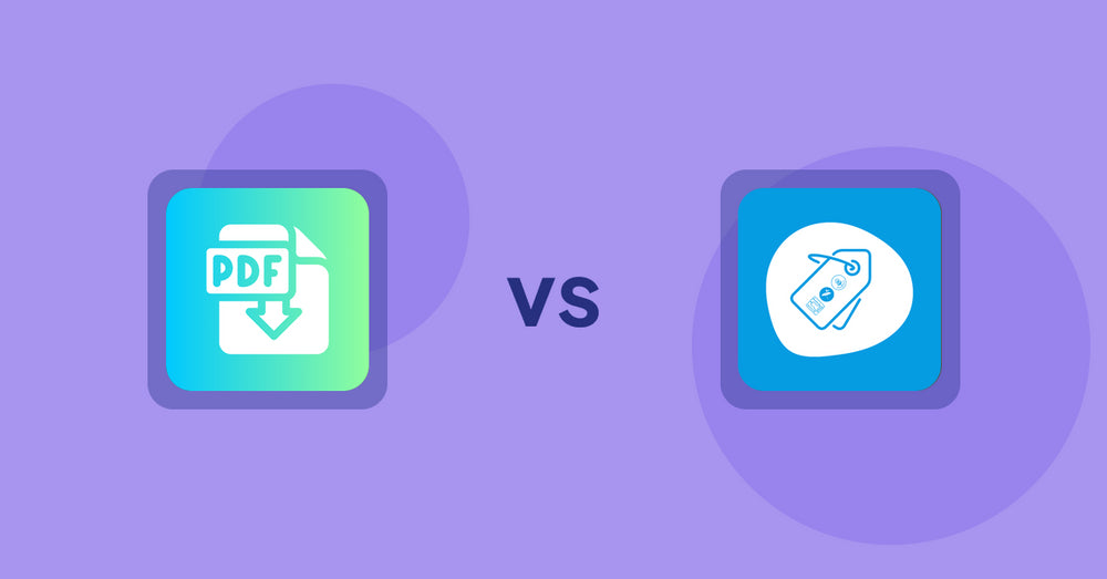 Shopify Product Display Apps: Hukify ‑ PDF Catalog Printer vs Extendons Product Tag Images