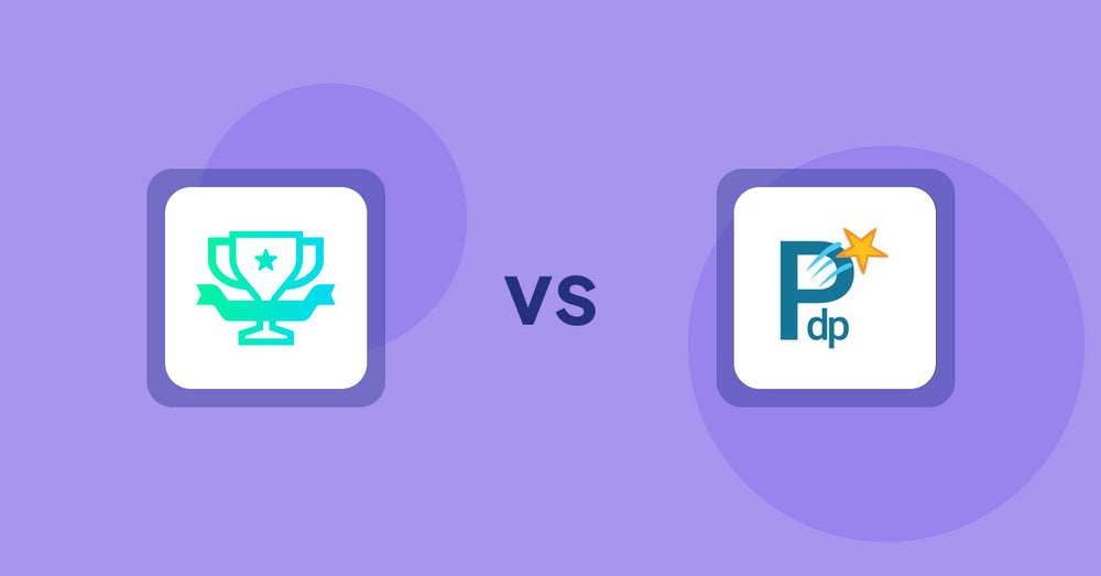 Shopify Product Display Apps: らくらくランキング表示アプリ｜リテリア Ranking vs PDP Star