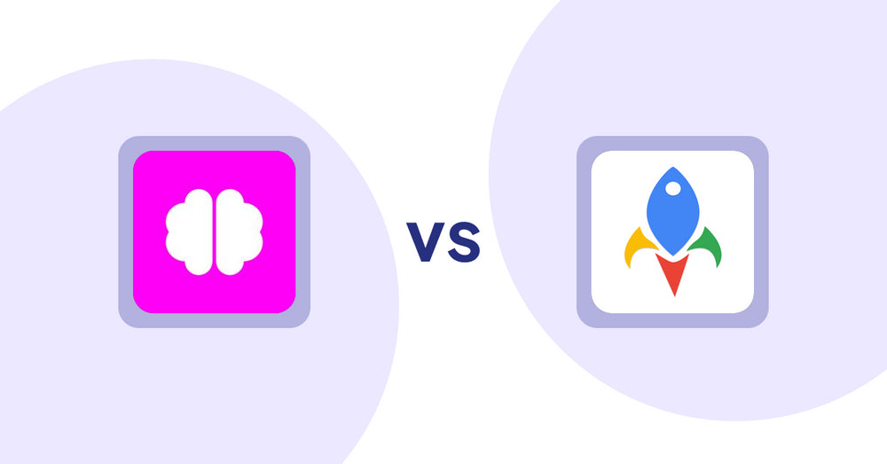 Shopify Product Display Apps: Brainy: AI SEO & Content Boost vs Jedi Back In Stock Admin Alert