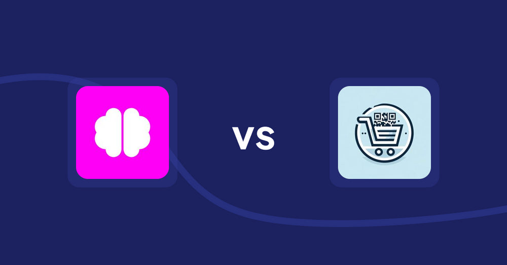 Shopify Product Display Apps: Brainy: AI SEO & Content Boost vs QR Cartify