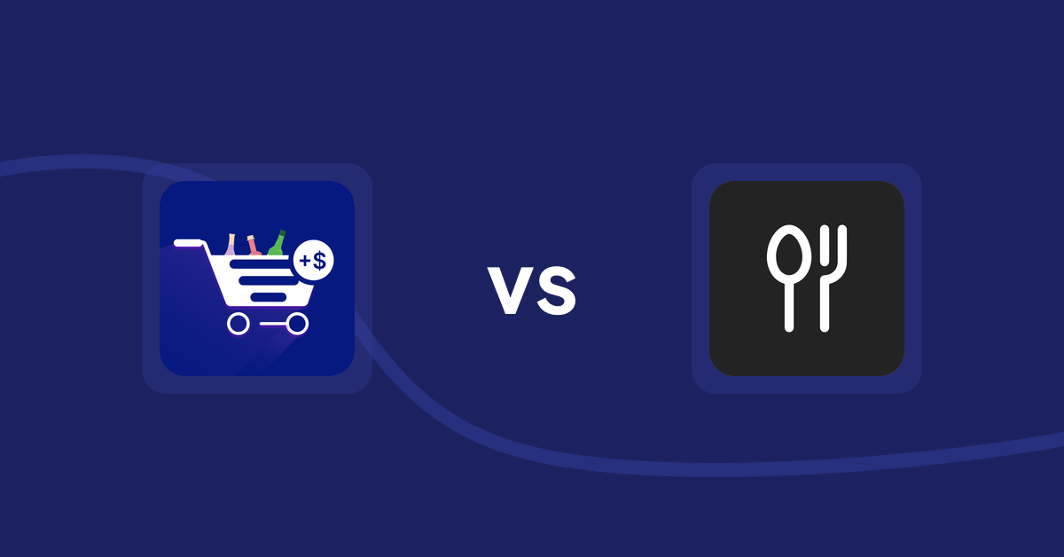 Shopify Product Display Apps: Pfand ‑ Deposit & Cart Fee vs ServeUp ‑ Restaurant Menu