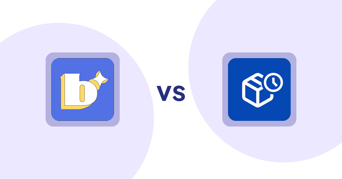 Shopify Product Display Apps: Because: CRO + Personalization vs. PreOrder Alpha