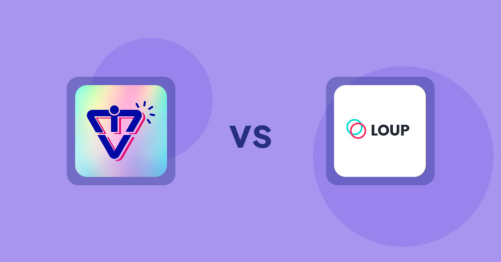 Shopify Product Display Apps: VIM: Variant Image Module vs Loup: Sell on Instagram