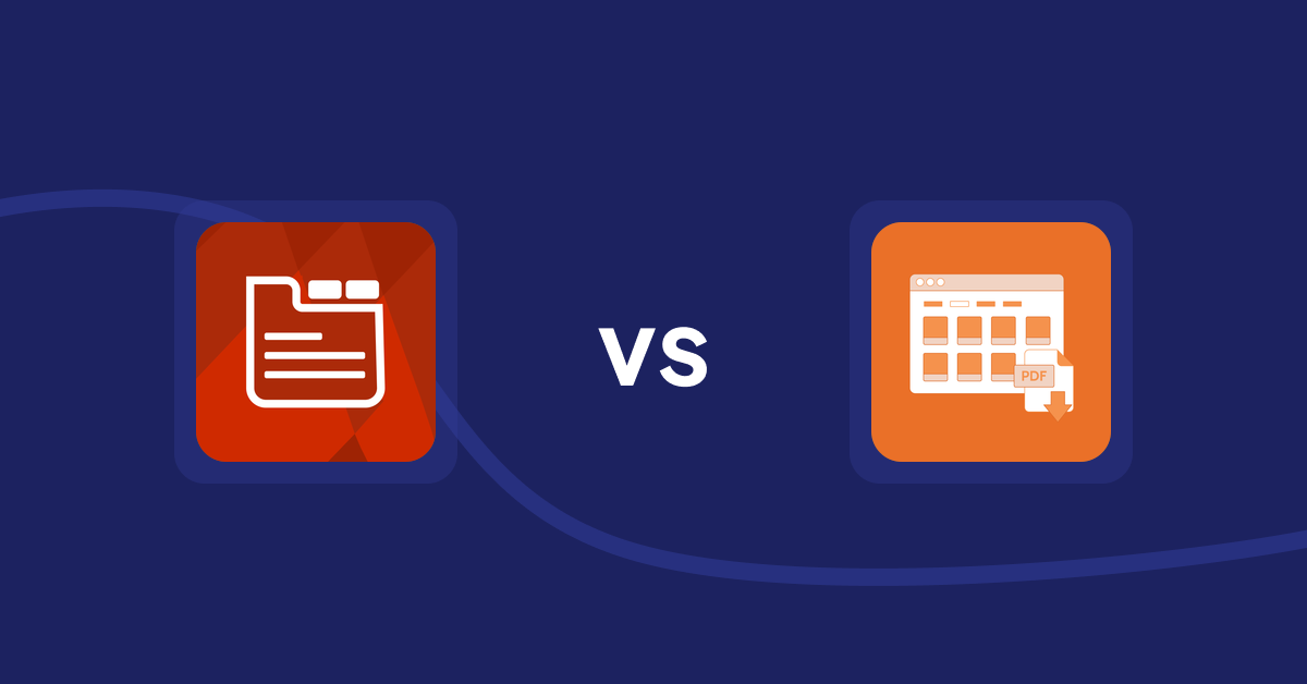 Shopify Product Display Apps: Tabs: SEO Product Tabs with AI vs Meetanshi PDF Product Catalog