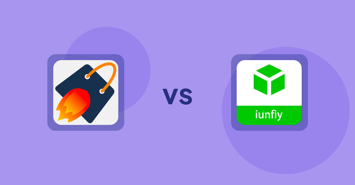 Shopify Product Display Apps: Cross Sell & Upsell Pro vs iunfiy • Related Products