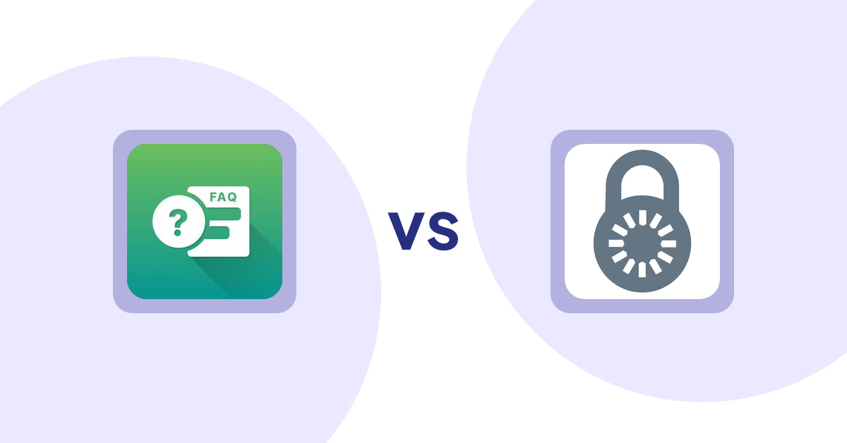 Shopify Product Display Apps: FAQ Expert: Product FAQ vs Reveal Lock Manager
