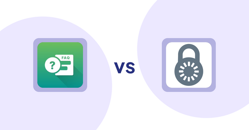 Shopify Product Display Apps: FAQ Expert: Product FAQ vs Reveal Lock Manager
