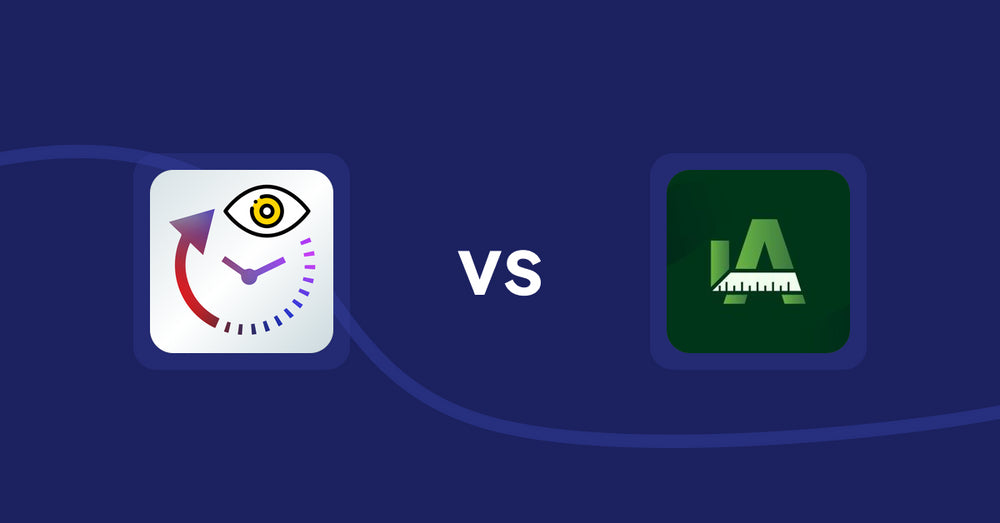 Shopify Product Display Apps: JustViewed ‑ Recently Products vs Easy Size Chart by Akeans