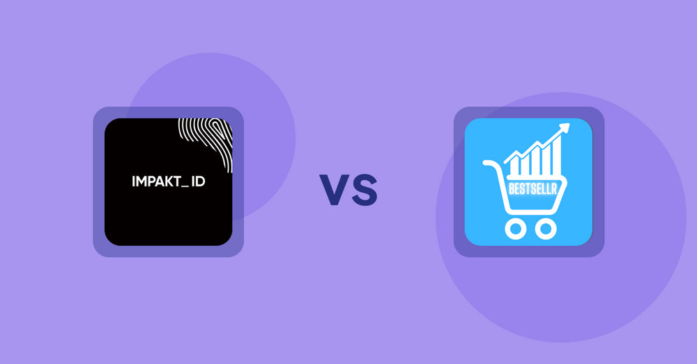 Shopify Product Display Apps: IMPAKT ID: fashion CO2 tracker vs Bestsellr