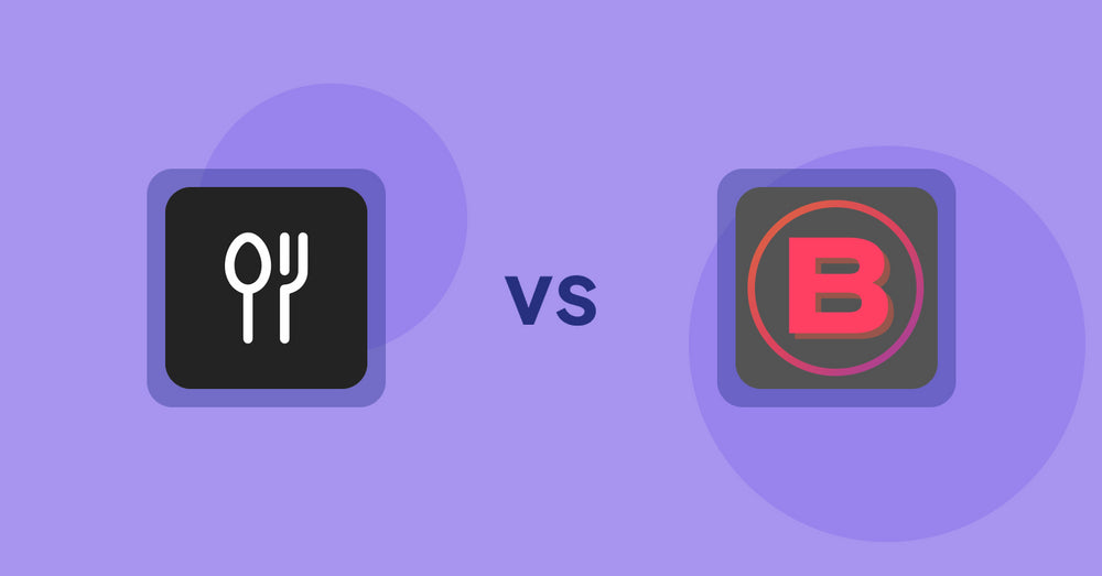 Shopify Product Display Apps: ServeUp ‑ Restaurant Menu vs Banter Stories