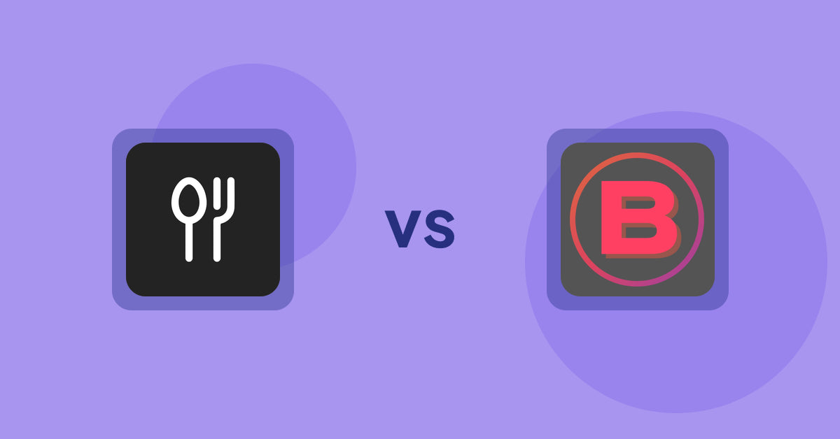 Shopify Product Display Apps: ServeUp ‑ Restaurant Menu vs Banter Stories