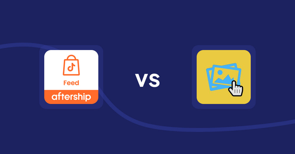 Shopify Product Display Apps: AfterShip Feed for TikTok Shop vs Singleton | Second Image Hover