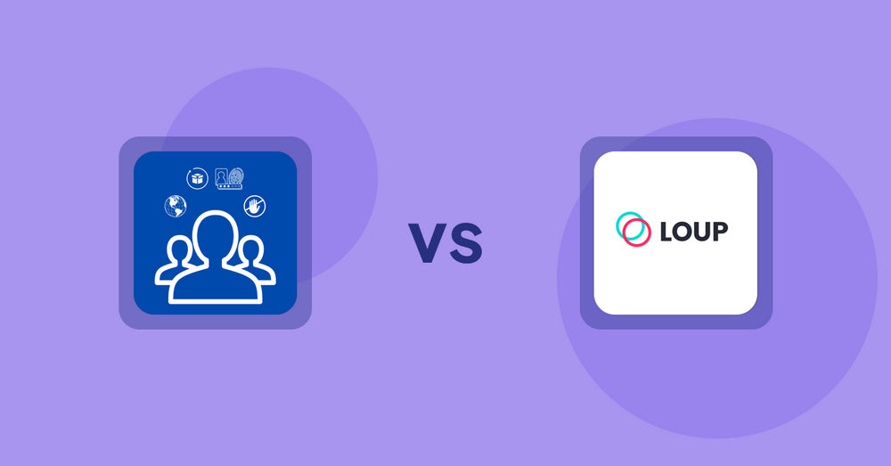 Shopify Product Display Apps: Customer's Products Manager vs Loup: Sell on Instagram