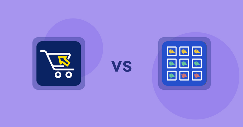 Shopify Product Display Apps: Swift B2B Cart / CSV Upload vs. Pixc: Visual Merchandising