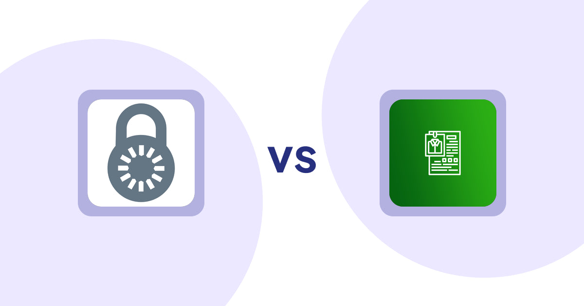 Shopify Product Display Apps: Reveal Lock Manager vs OC Product Size Chart