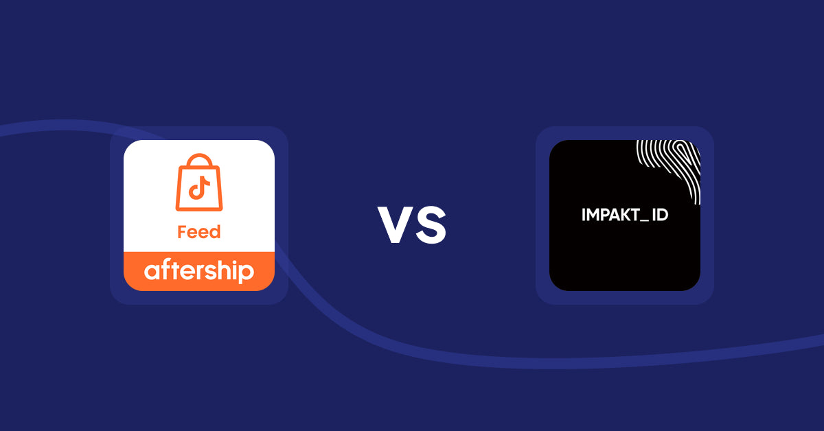 Shopify Product Display Apps: AfterShip Feed for TikTok Shop vs. IMPAKT ID: fashion CO2 tracker