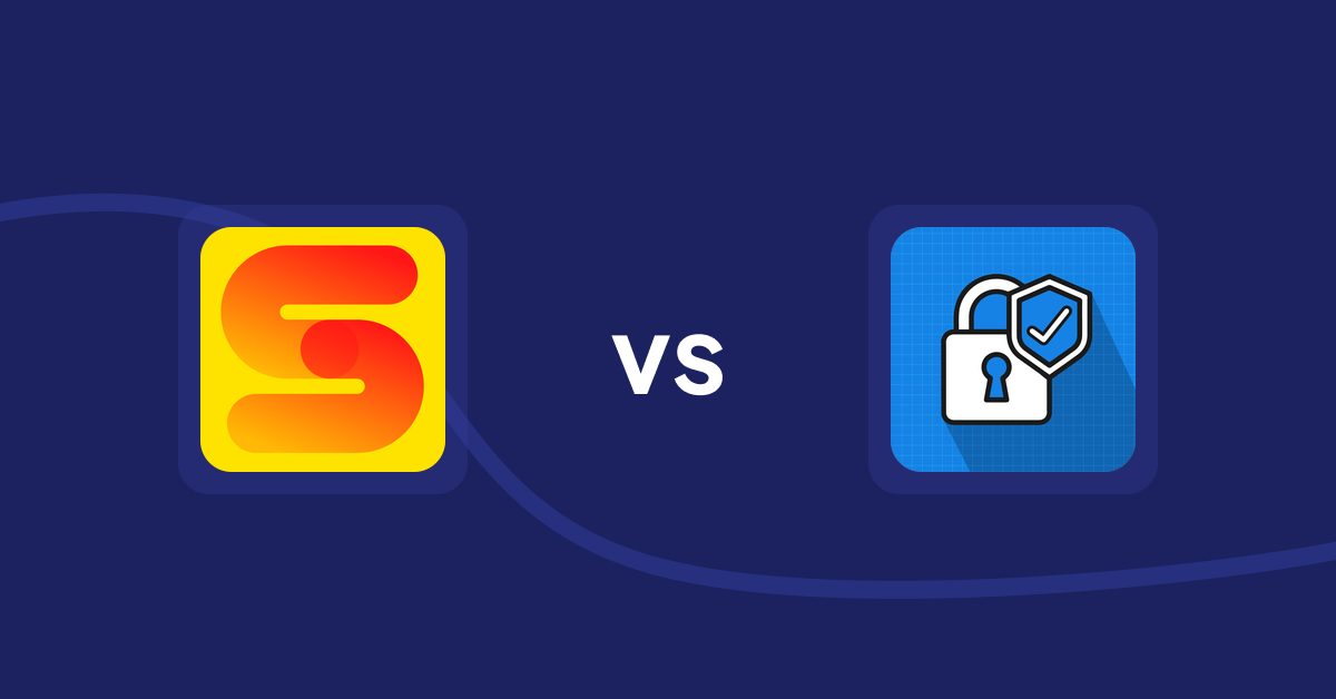 Shopify Product Display Apps: ST: Inventory & Sold Count pro vs B2B Essential Locks