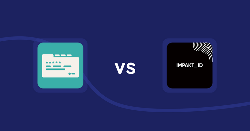 Shopify Product Display Apps: Smart Tabs ‑ Product Tabs vs IMPAKT ID: fashion CO2 tracker