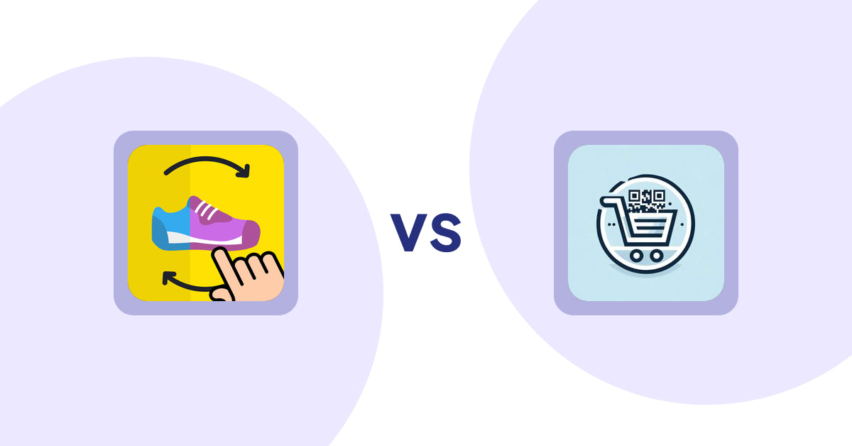 Shopify Product Display Apps: GG Quick View & Hover Slider vs QR Cartify