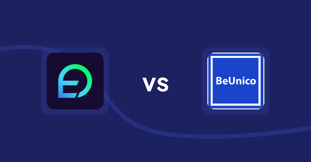Shopify Product Display Apps: EasyDisplay: Product Showcase vs. BeUnico