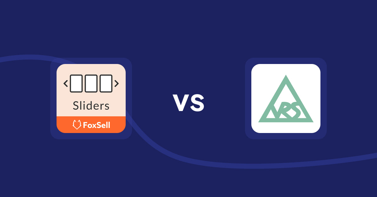 Shopify Product Display Apps: FoxSell Slider & Carousel vs VRSHOPii