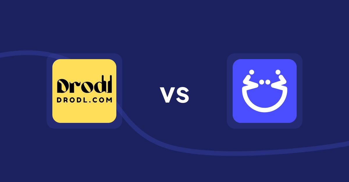 Shopify Product Display Apps: Drodl: Hide SoldOut Products vs Pasilobus Wishlist Supply List
