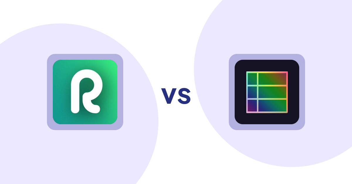 Shopify Product Display Apps: ReelTok Shoppable Videos + UGC vs TableFlow Specification Table