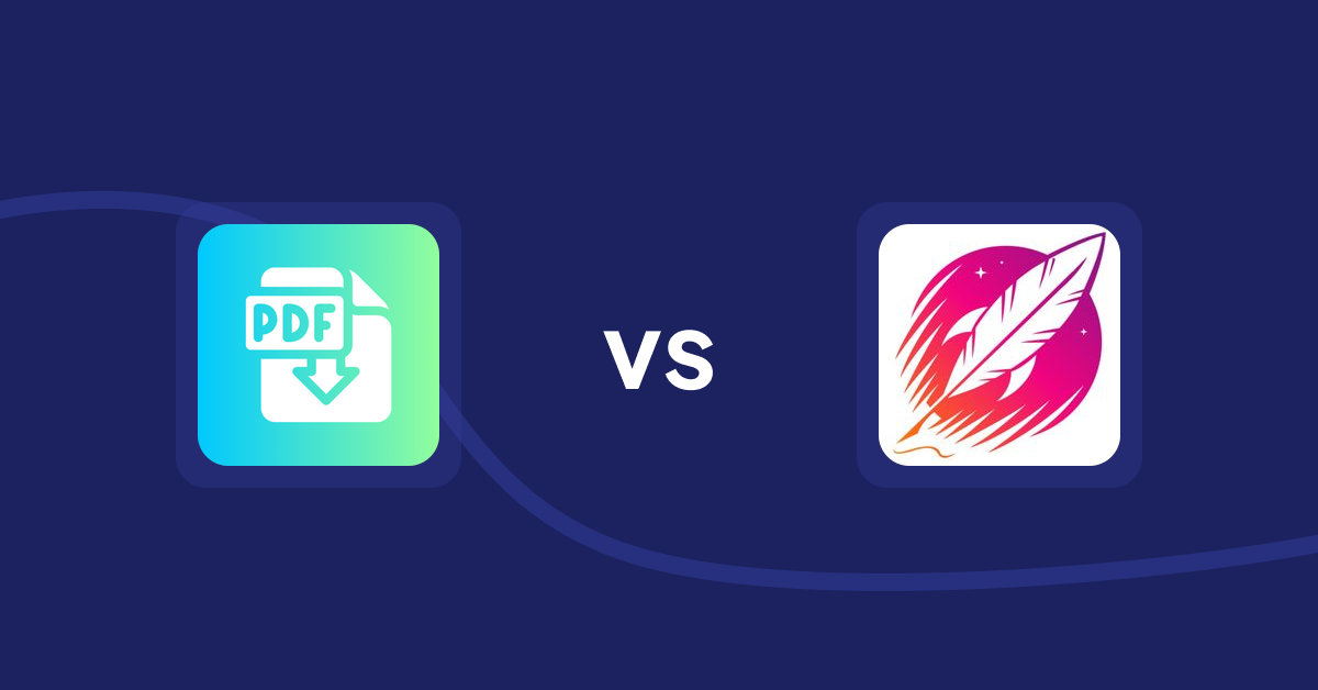 Shopify Product Display Apps: Hukify ‑ PDF Catalog Printer vs Wordsmith: Content Generator