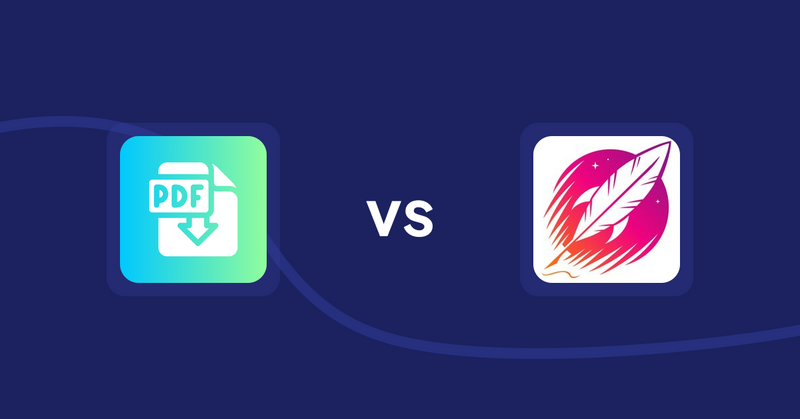 Shopify Product Display Apps: Hukify ‑ PDF Catalog Printer vs Wordsmith: Content Generator