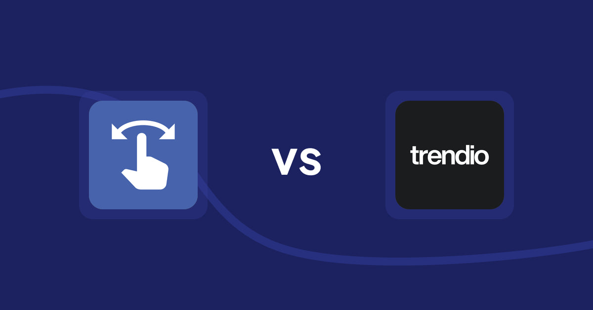 Shopify Product Display Apps: HypeSwipe: Swipes to Sales vs Trendio