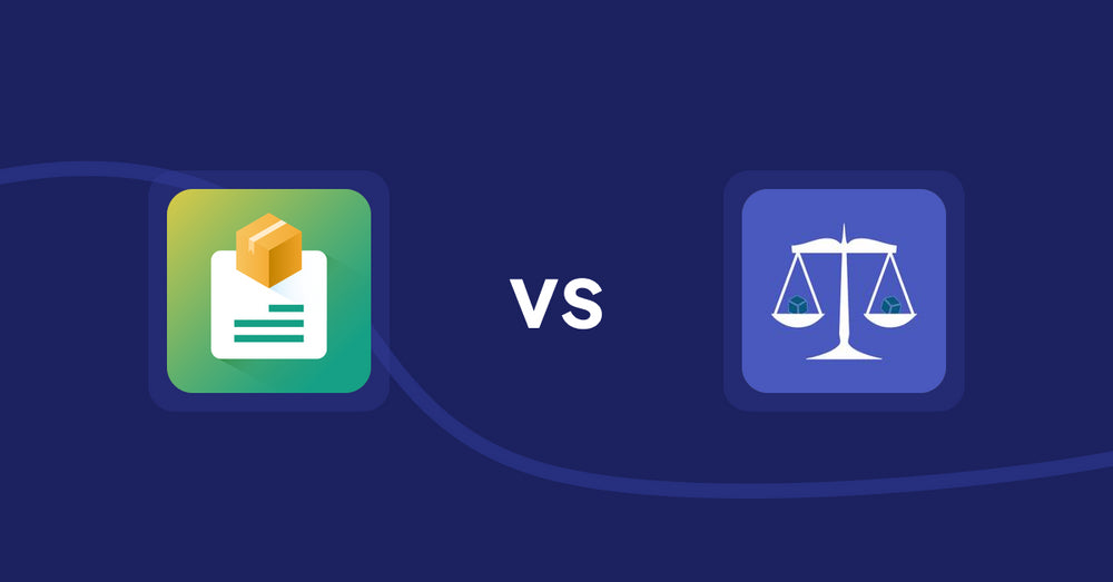 Shopify Product Display Apps: Product Descriptions by AMP vs Equate ‑ Product Compare